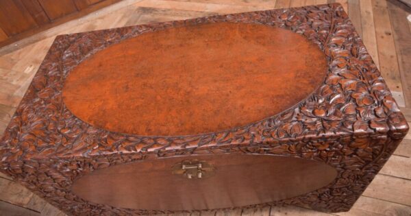 Superb 19th Century Carved Chinese Camphor Wood Box SAI2092 - Image 4