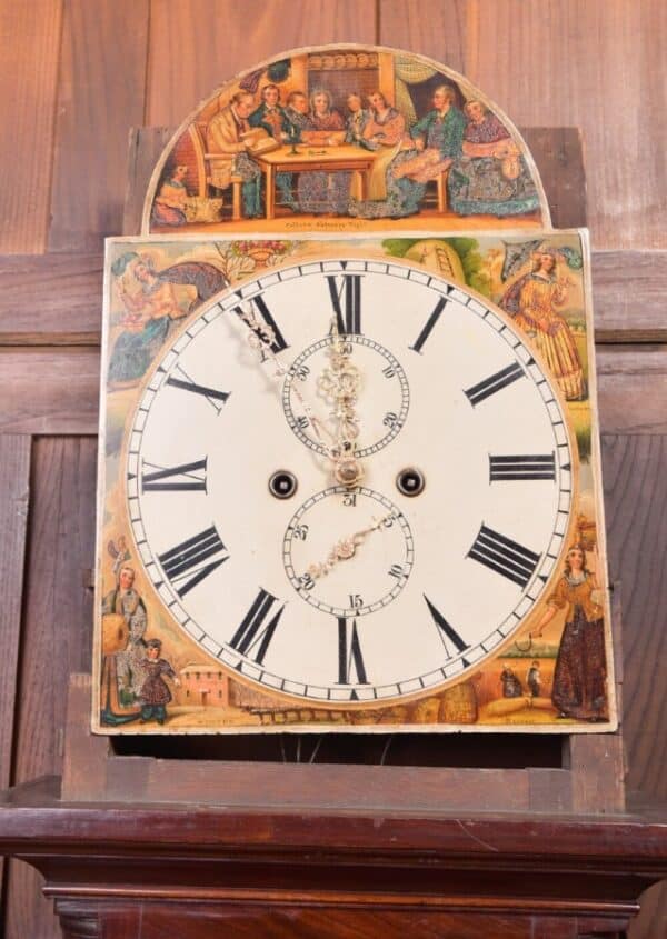 19th Century Mahogany Scottish 8 Day Longcase Clock SAI2094 Antique Furniture 13