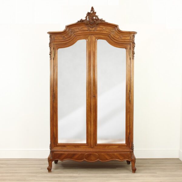 French Walnut Armoire Antique Antique Furniture 3