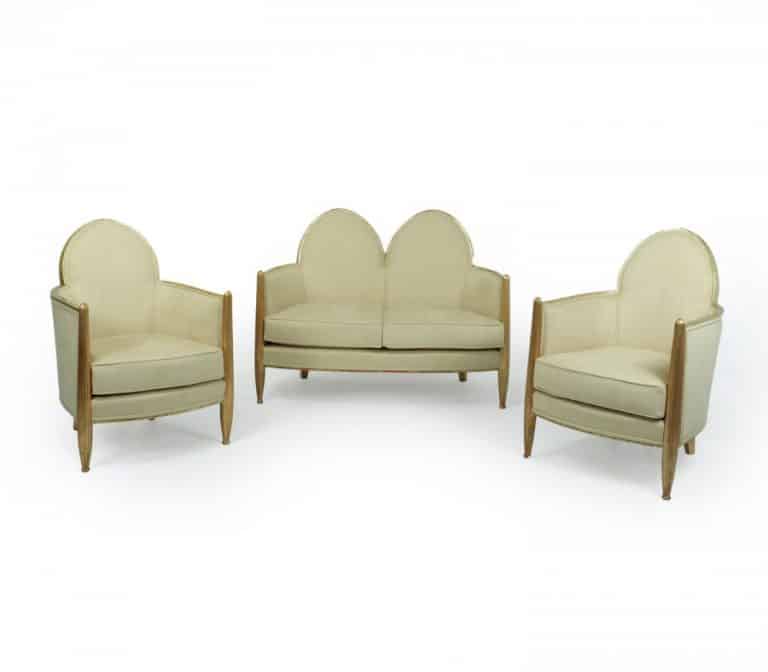 Art Deco Gilt-wood Salon Suite Attributed to Paul Follot c1925