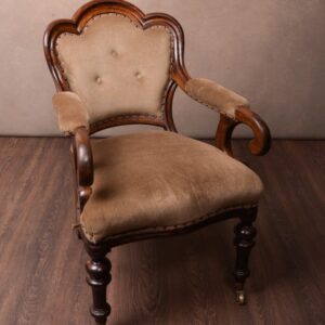 Victorian Oak Button Back Desk Chair SAI1445 Antique Furniture