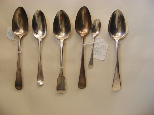 Large Selection of English Sterling Silver Flatware including Bateman family c1790 onwards Bateman Antique Silver 3