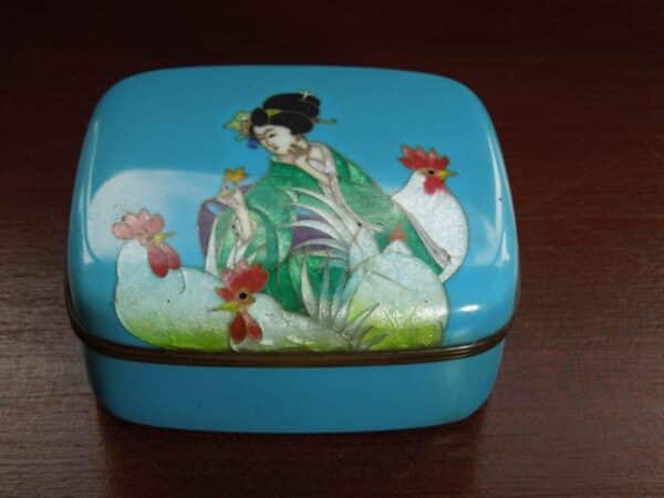 Oriental Japanese Cloisonne Box Miscellaneous 5