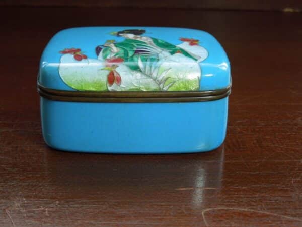 Oriental Japanese Cloisonne Box - Image 4