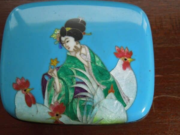 Oriental Japanese Cloisonne Box Miscellaneous 4