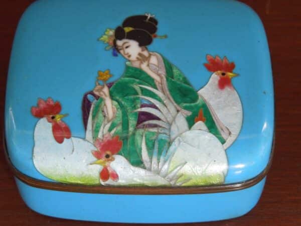 Oriental Japanese Cloisonne Box Miscellaneous 3