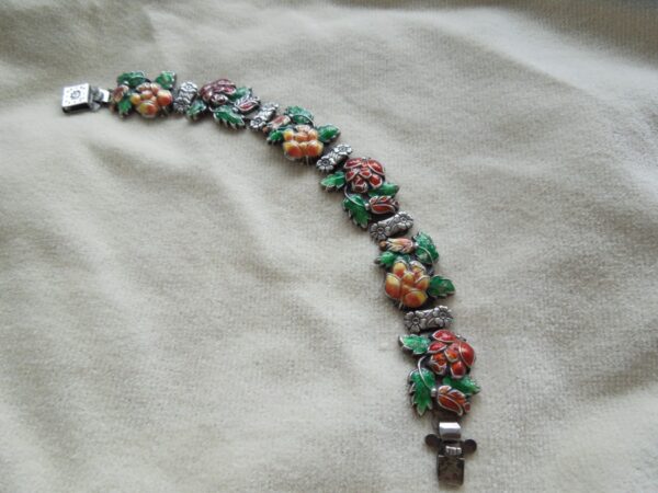 Silver & Enamel Bracelet - Image 2