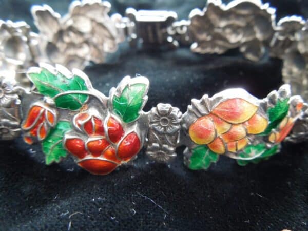 Silver & Enamel Bracelet - Image 6