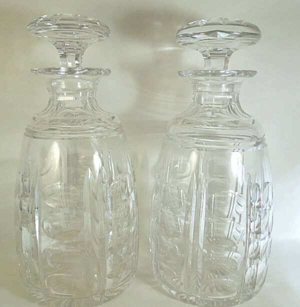Pair of Art Deco period Stuart Crystal Decanters - Image 2