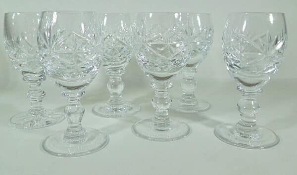 6 Tiny Crystal Liqueur Glasses Miscellaneous 4