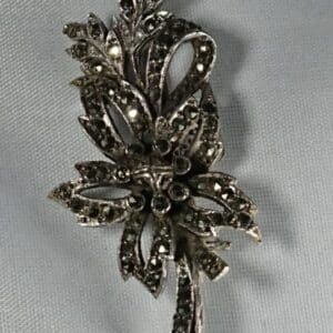 Vintage Silver Marcasite Brooch brooch Antique Jewellery