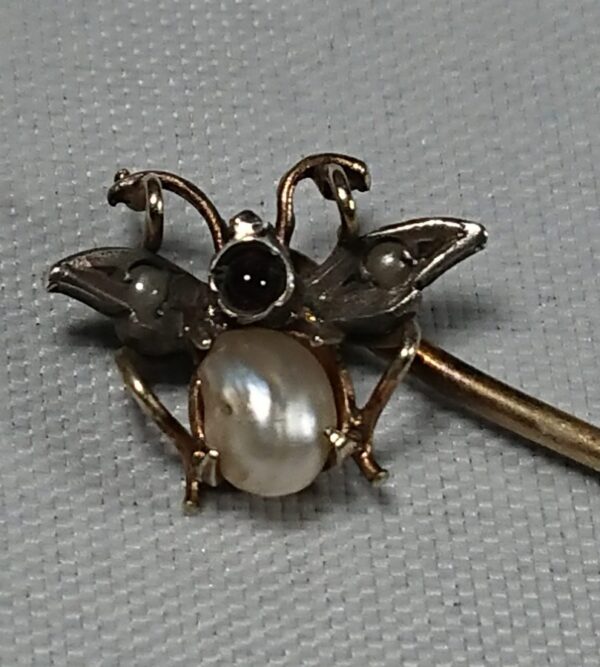 Silver & Gem Set Insect Stickpin Miscellaneous 3