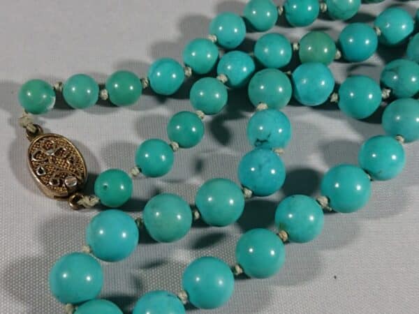 Turquoise Bead Necklace