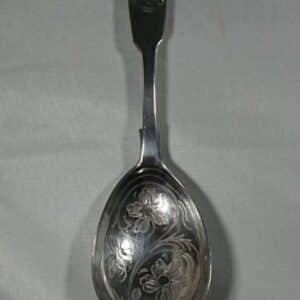 Antique Silver Tea Caddy Spoon 1852 by Charles Boyton Charles Boyton Miscellaneous 3