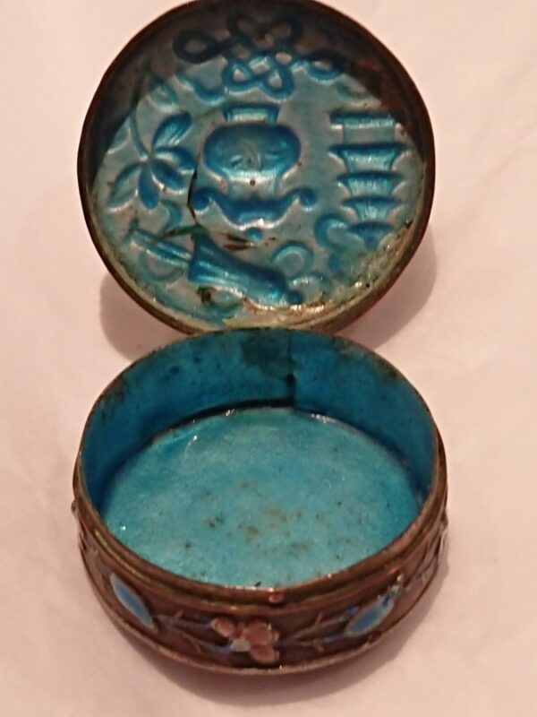 Antique Chinese Cloisonne Box - Image 3