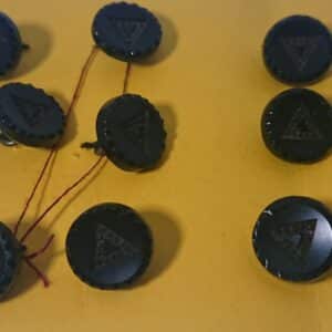 Small Victorian Glass Buttons buttons Miscellaneous
