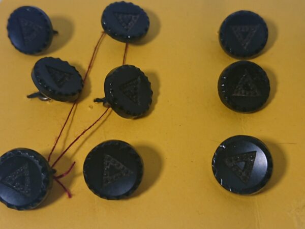 Small Victorian Glass Buttons buttons Miscellaneous 3