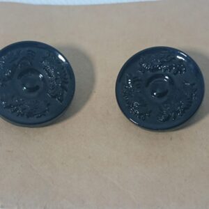 Pair of Victorian Glass Buttons buttons Miscellaneous