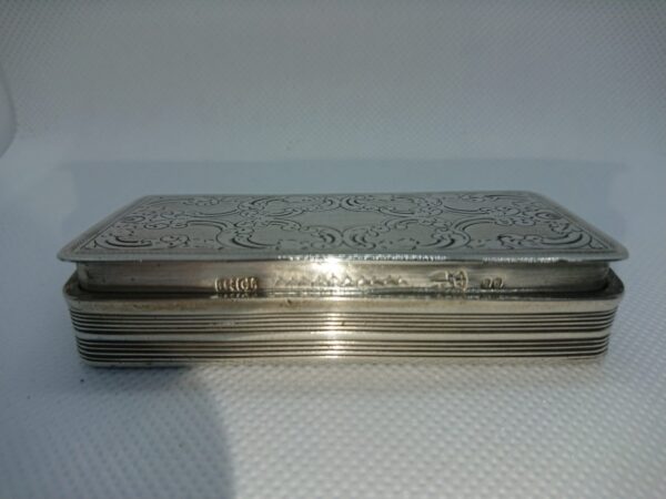 Dutch Silver Snuff Box c1813 - Image 2