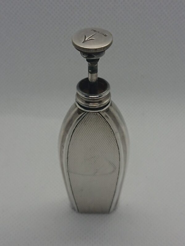 Silver Atomizer Perfume Flask Birmingham 1930 Perfume / Scent Atomizer Antique Collectibles 4