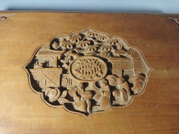 Antique Chinese Hand Carved Box Chinese box Antique Boxes 4