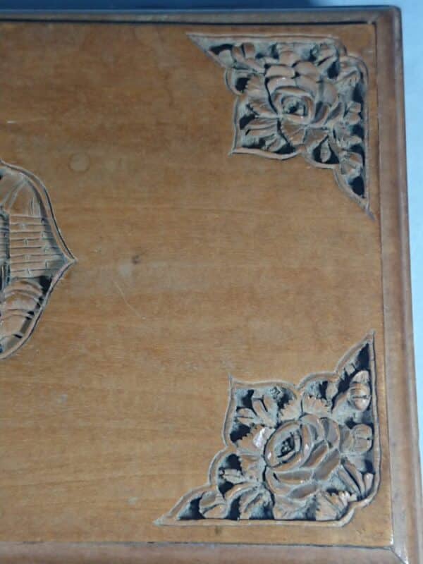 Antique Chinese Hand Carved Box - Image 3