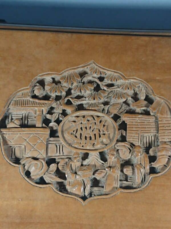 Antique Chinese Hand Carved Box - Image 6