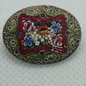 Italian Micro Mosaic Brooch Miscellaneous