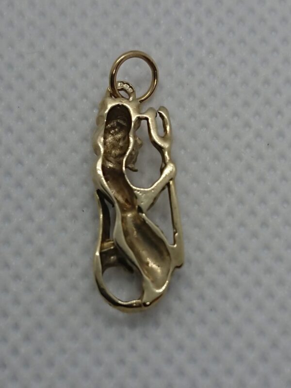 9ct Neptune (Pisces) Charm - Image 2