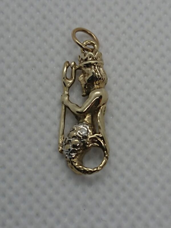 9ct Neptune (Pisces) Charm
