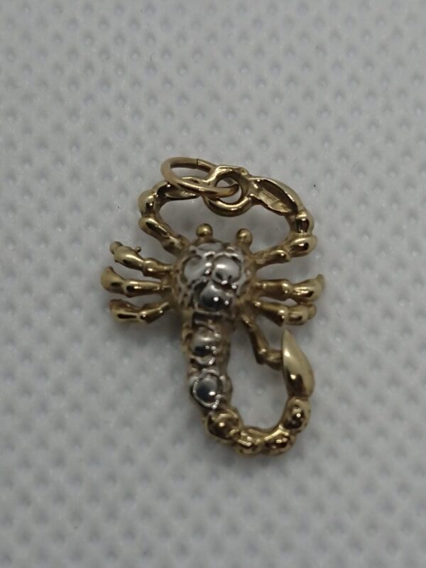 9ct Gold Scorpio Charm