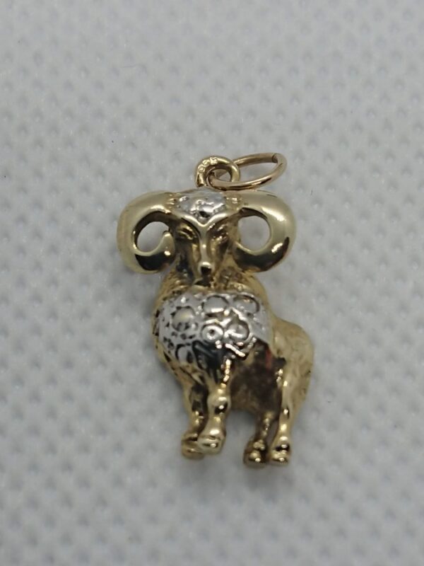 9ct Gold Aries Charm Miscellaneous 3