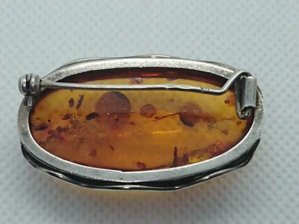 Silver Amber Brooch Amber Miscellaneous 5