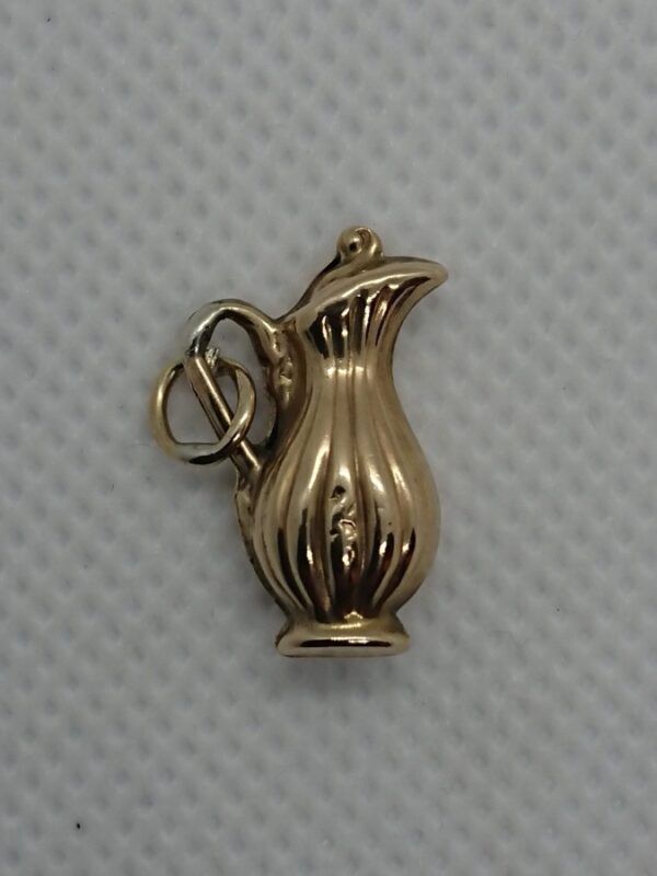 9ct Gold Jug Charm - Image 2