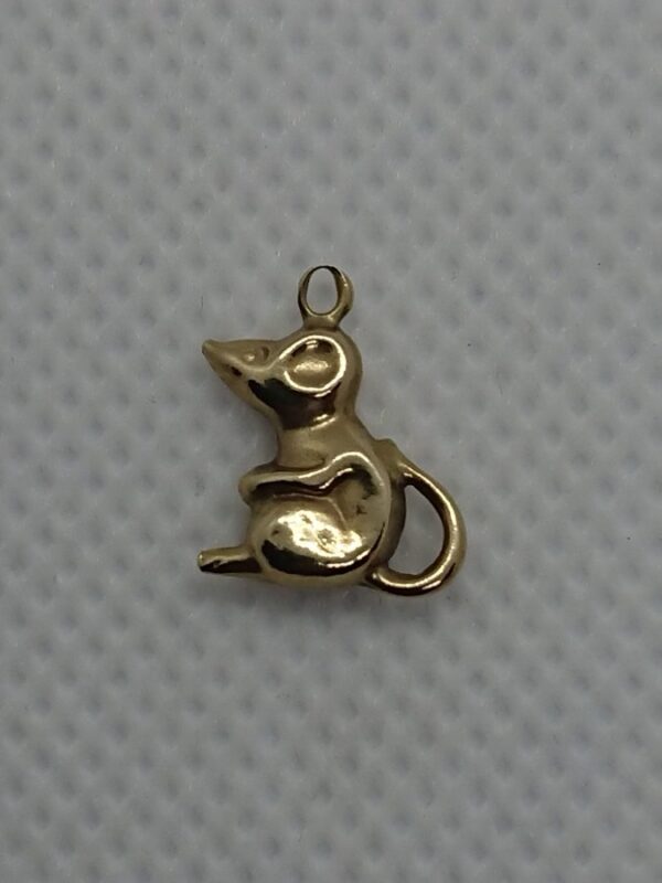 9ct Gold Mouse Charm