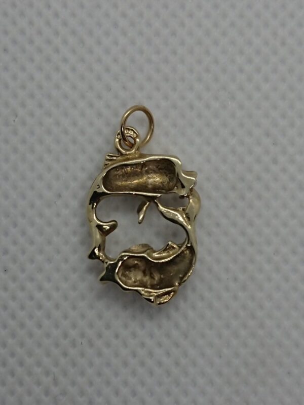 9ct Gold Pisces Charm - Image 2