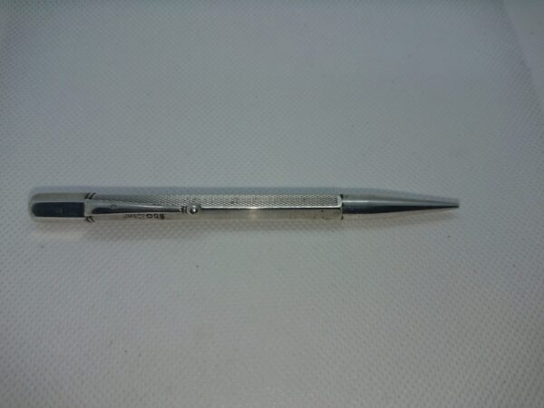 Solid Silver Propelling Pencil Hallmarked silver pencil Antique Silver 5