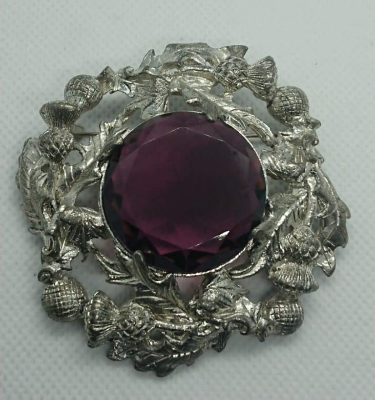 Large Scottish Brooch by Miracle