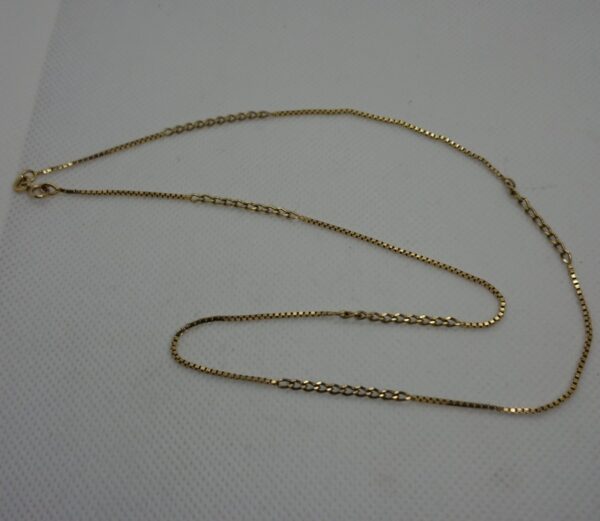 Vintage 9ct Gold Chain unusual gold chain Antique Jewellery 4