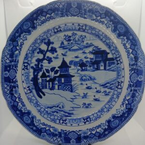 19th Century Chinese Blue & White Plate Miscellaneous