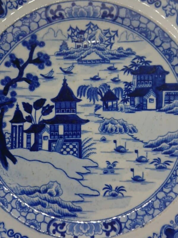 19th Century Chinese Blue & White Plate - Image 3