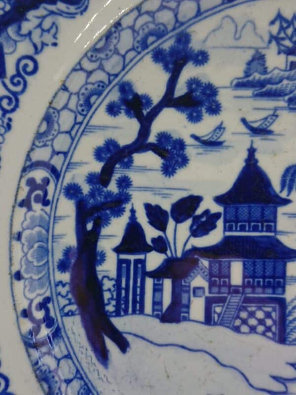 19th Century Chinese Blue & White Plate Miscellaneous 6