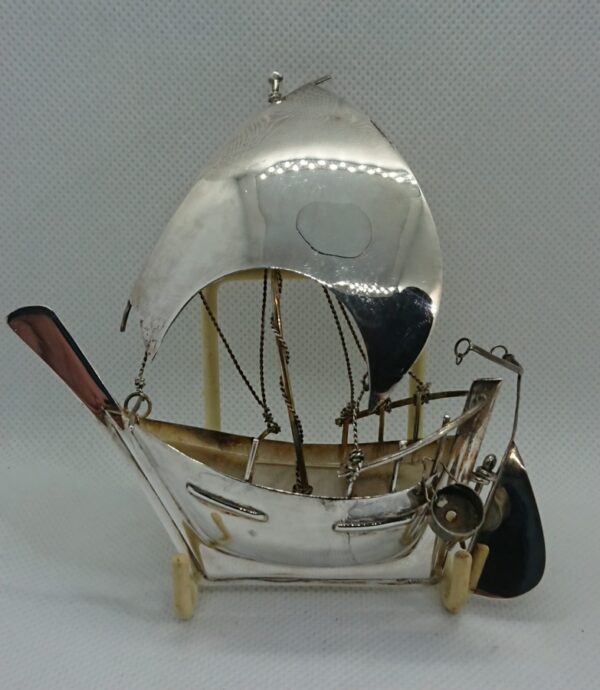 Silver Model of Sailing Ship