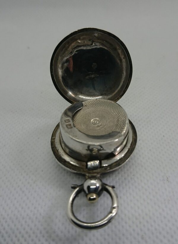 Antique Silver Sovereign Case Birmingham 1902 - Image 4