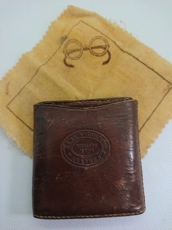 Vintage Leather Spectacle Case glasses Miscellaneous 3
