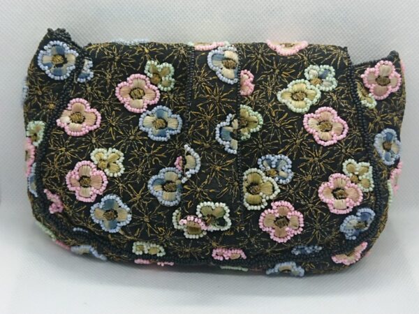 Antique Bead and Embroidery Bag/Purse - Image 3