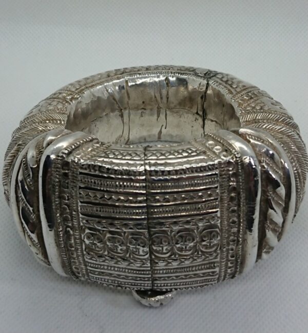 Antique Silver Bangle/Anklet - Image 4