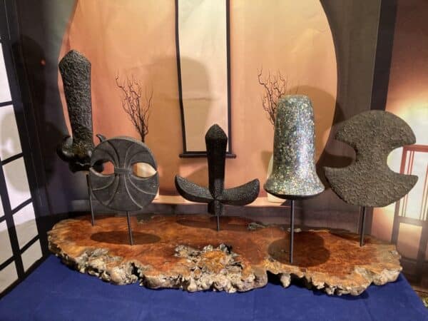 Yari Saya display Samurai spear covers