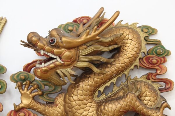 Chinese Carved Wooden Plaques - Image 2