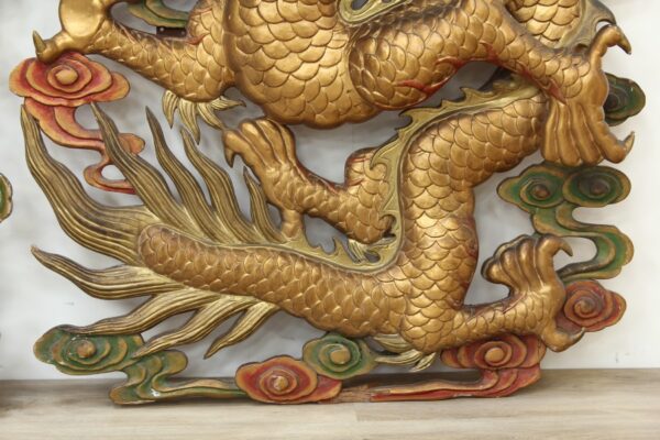 Chinese Carved Wooden Plaques - Image 3